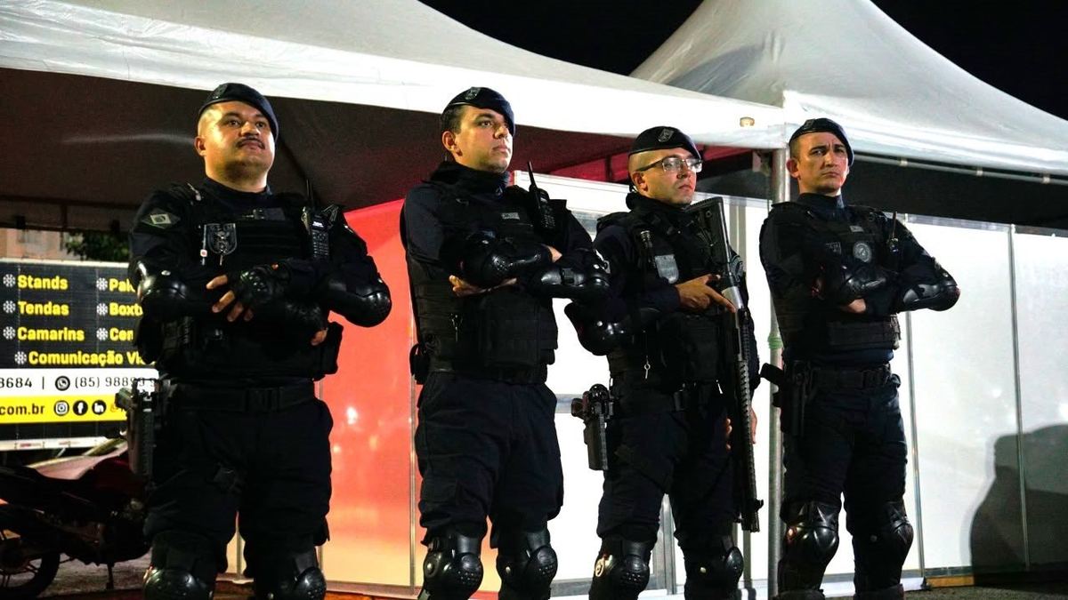 Guardas municipais do Ceará (GCMCE) em foto oficial, imagem ilustrativa — concurso GCM Ubajara