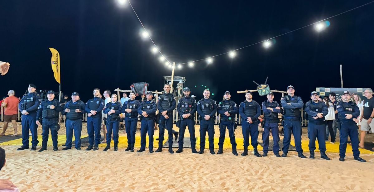 Guardas municipais da Paraíba (GCMPB) em foto oficial, imagem ilustrativa — concurso GCM Água Branca