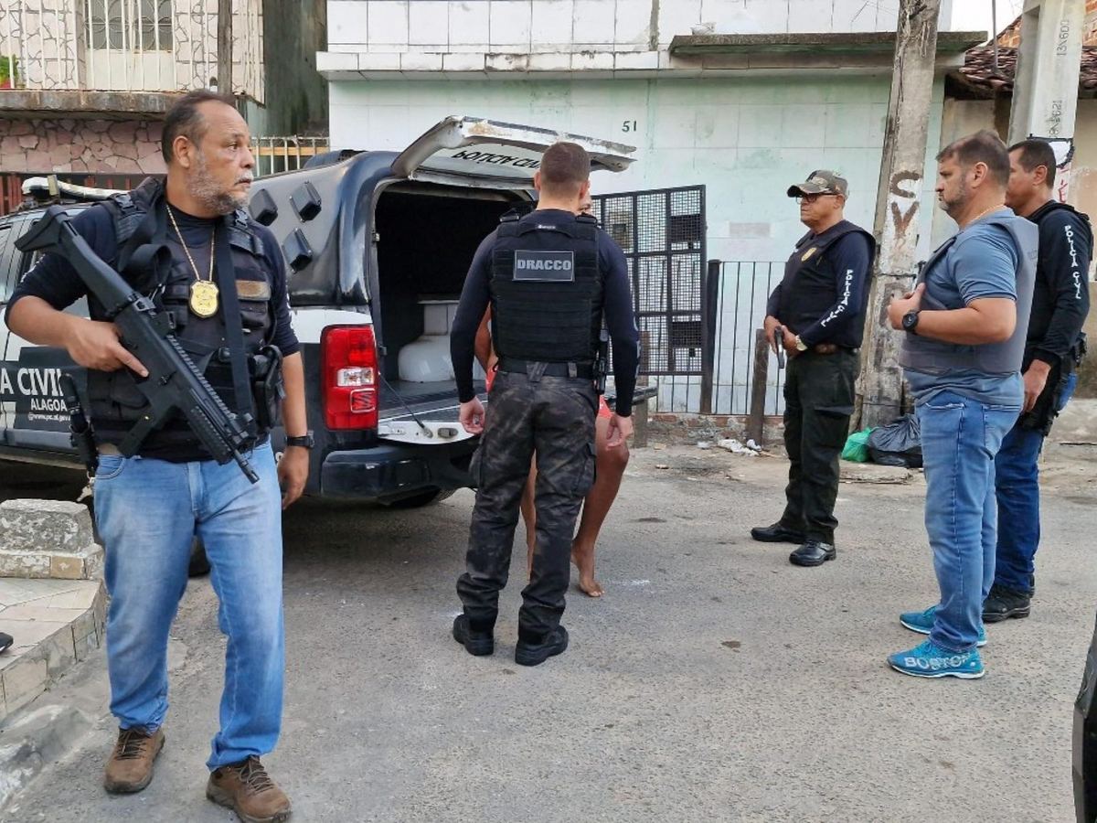 Policiais civis da Polícia Civil de Alagoas (PCAL) em foto oficial, imagem ilustrativa — concurso GCM Santana do Mundaú